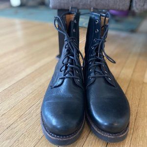 Frye Veronica Combat Boots - Black